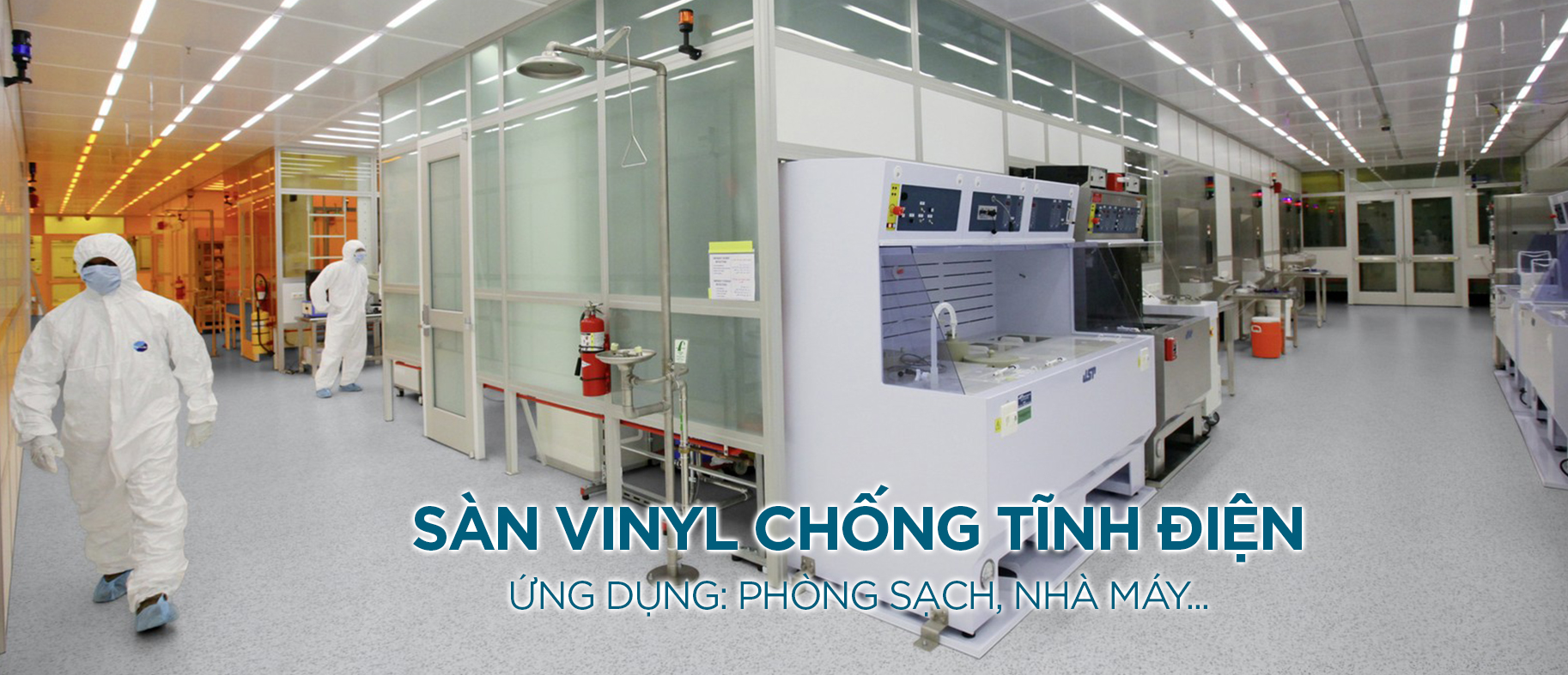 Sàn vinyl chống tĩnh điện - Giải pháp an toàn cho các khu vực sản xuất, nghiên cứu
